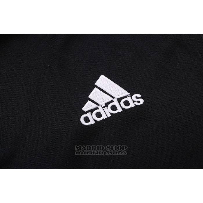 Chandal de Chaqueta del Manchester United Nino 2022-2023 Negro y Rojo